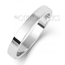 Palladium 2.5mm Flat Wedding Ring WL172H