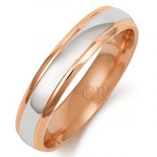 2 Colour Court Wedding Ring