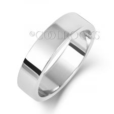 Palladium 5mm Flat Court Wedding Ring WL125L