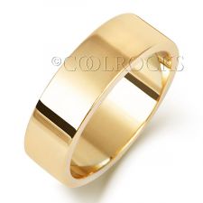 9ct Yellow Gold 6mm Flat Wedding Ring W176L