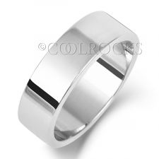 Palladium 6mm Flat Wedding Ring WL176M