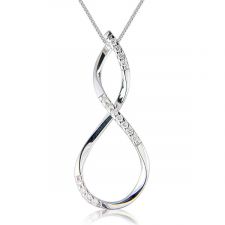 18ct Contemporary Diamond Necklace