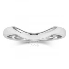 Curved Shaped Wedding Ring